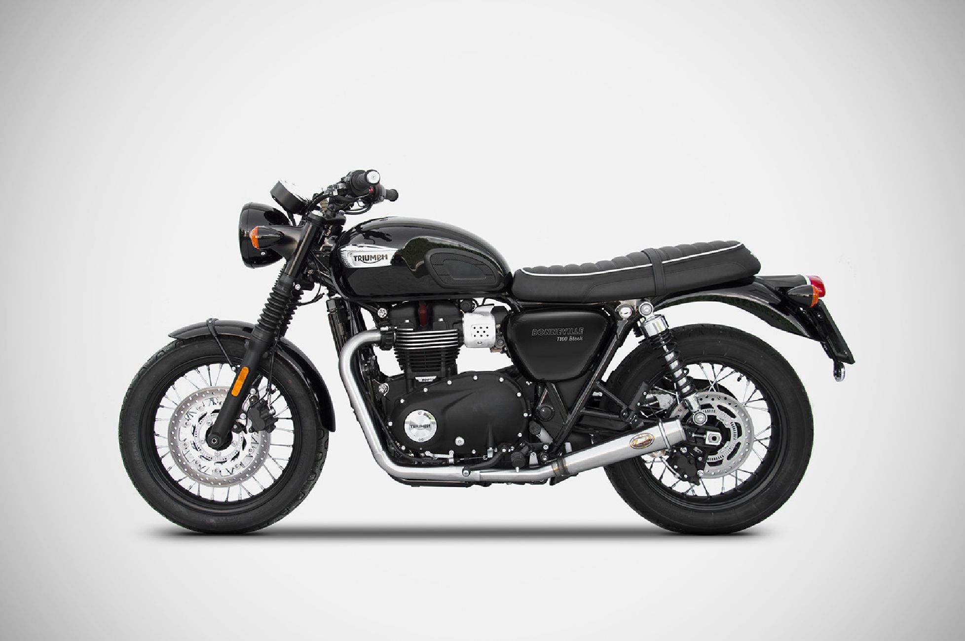 Conversion Rear Exhaust Triumph Bonneville T100 17 20