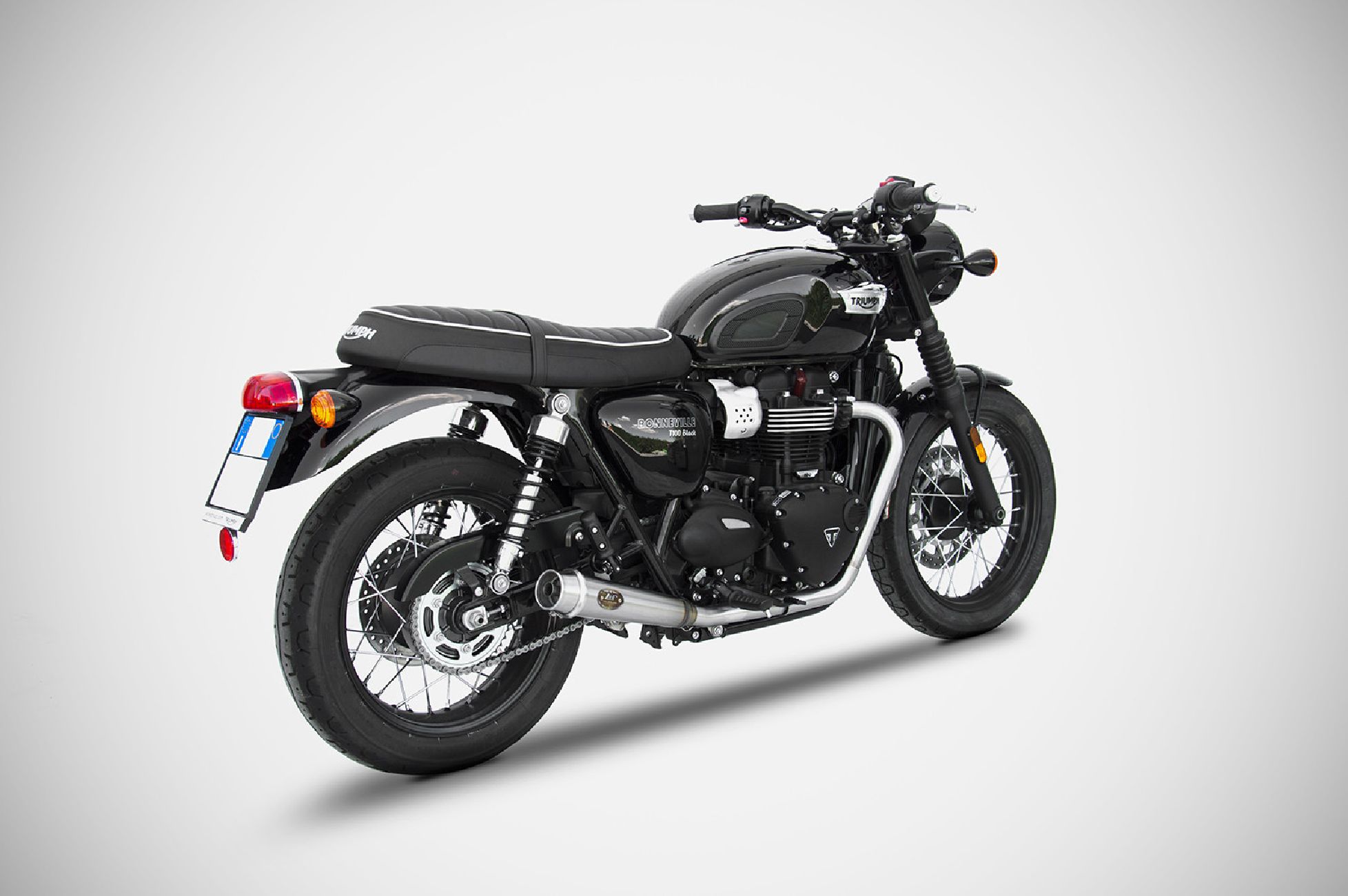 Conversion Rear Exhaust Triumph Bonneville T100 17-20