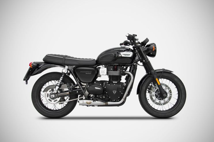 Scarico Triumph Bonneville T100 17-20 | Full Kit Racing 2-2 Inox