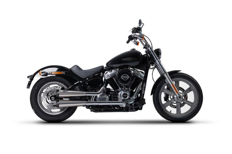 Scarico SOFTAIL M8 Silenziatori Fondello Alluminio 16-23 Harley-Davidson