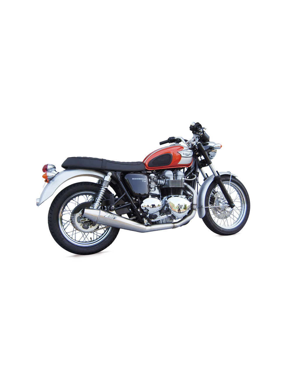 Scarico Triumph Bonneville T100 Iniezione 08-16 Full Conico ZARD