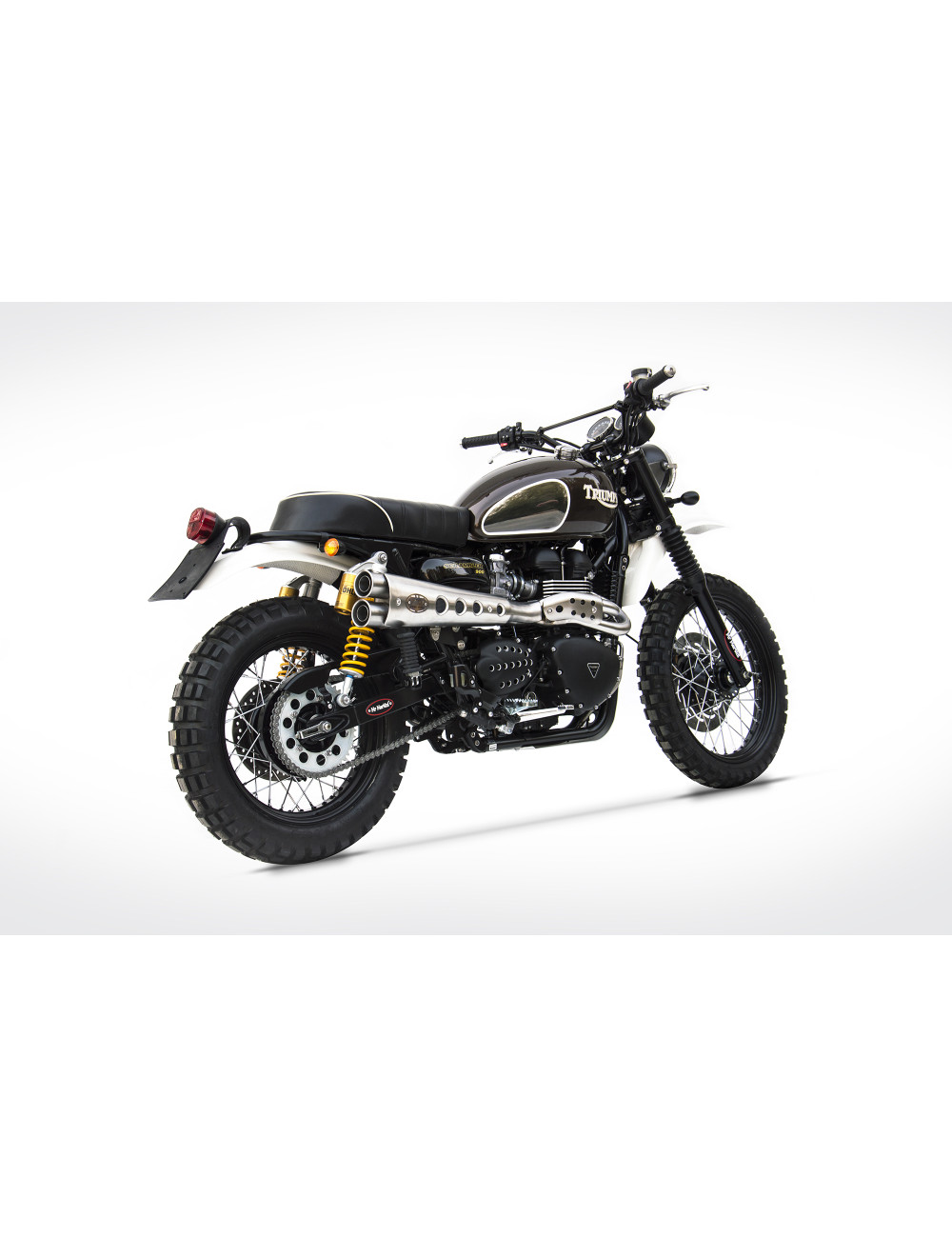 Full Kit Alto Special Triumph Scrambler 900 (01-07) Impianto Scarico Zard