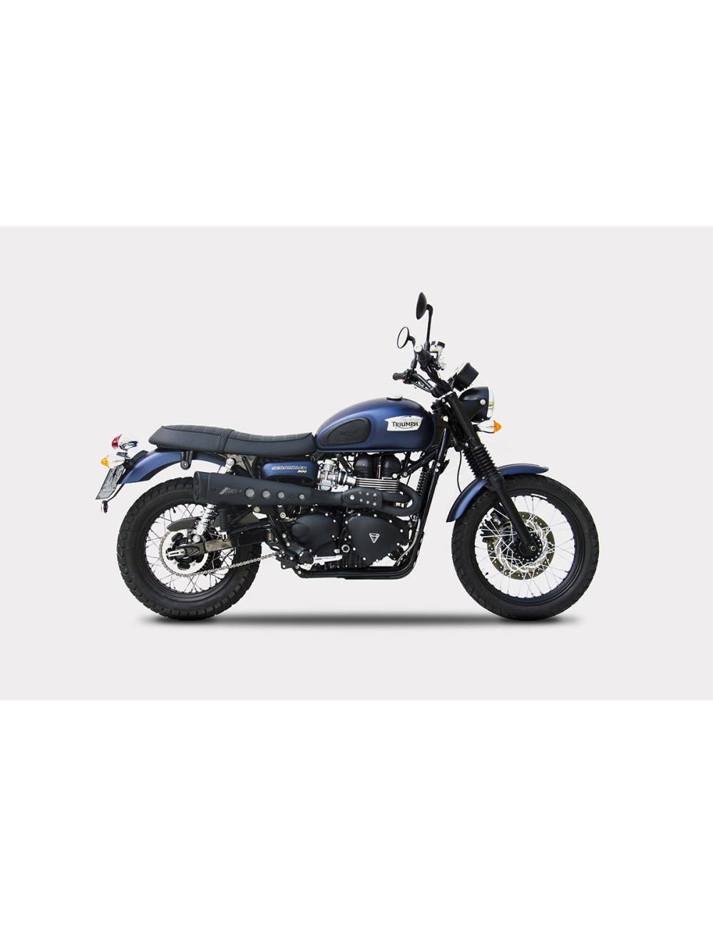 Full Kit Short per Triumph Scrambler 900 01 07 Impianto Scarico Zard