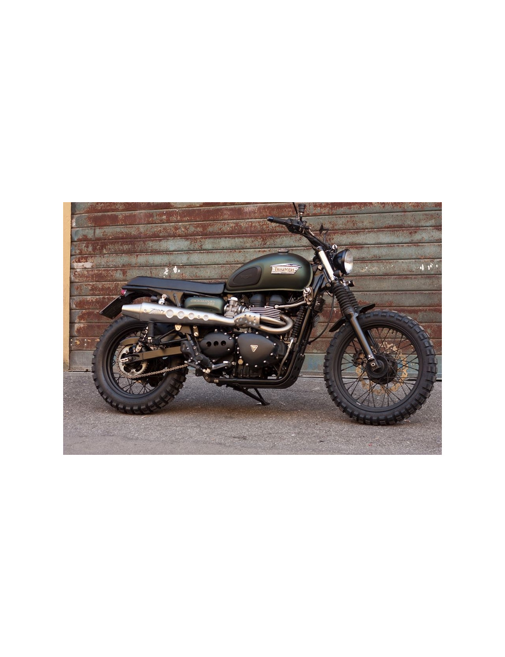 Full Kit Alto Conico Triumph Scrambler 900 Impianto Scarico Zard