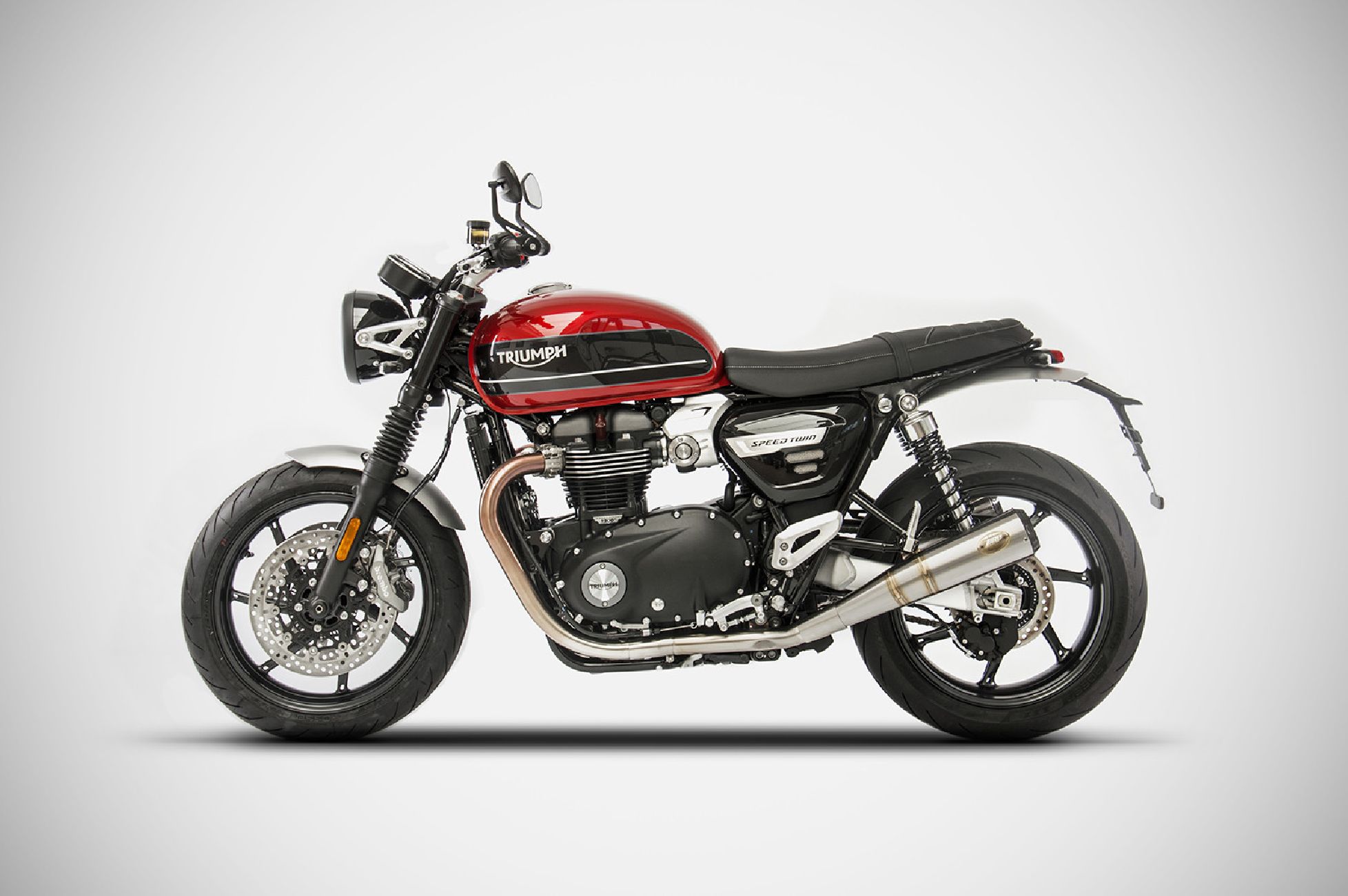 Slip-On Conico Triumph Speed Twin 1200 19-20 Silenziatori Zard