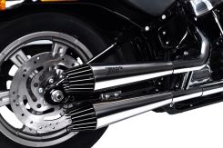 SOFTAIL M8 AVIO Exhaust Slip-Ons 16-23 Stainless steel silencers