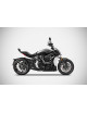 XDIAVEL 16-20 Porta Targa in Carbonio Kit 2-1-2 Inox