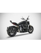 XDIAVEL 16-20 Porta Targa Carbonio Kit 2-1-2 Inox Zard