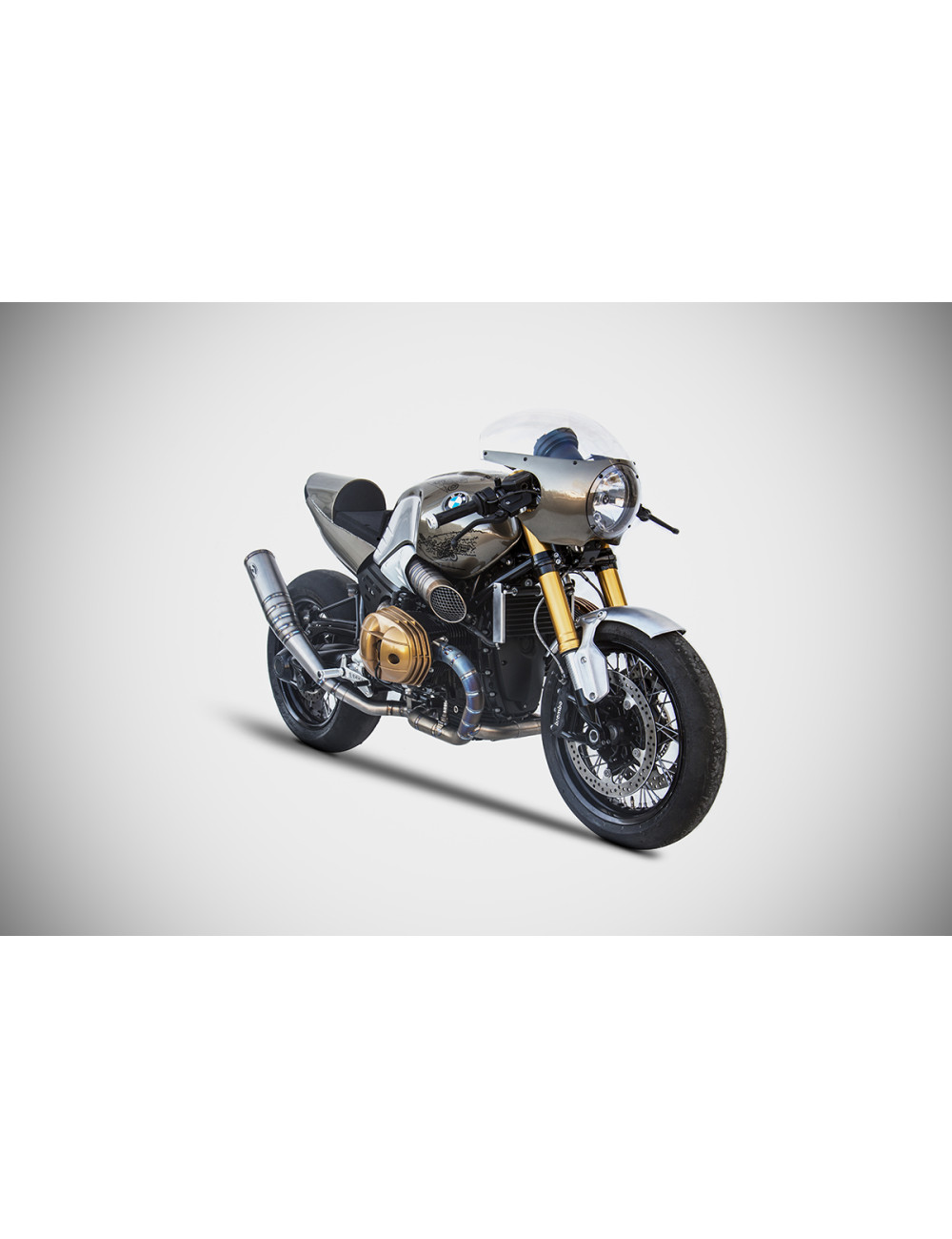 Scarico BMW R nine T CAPITAN SCAPPAMENTO 17 20 Titanio