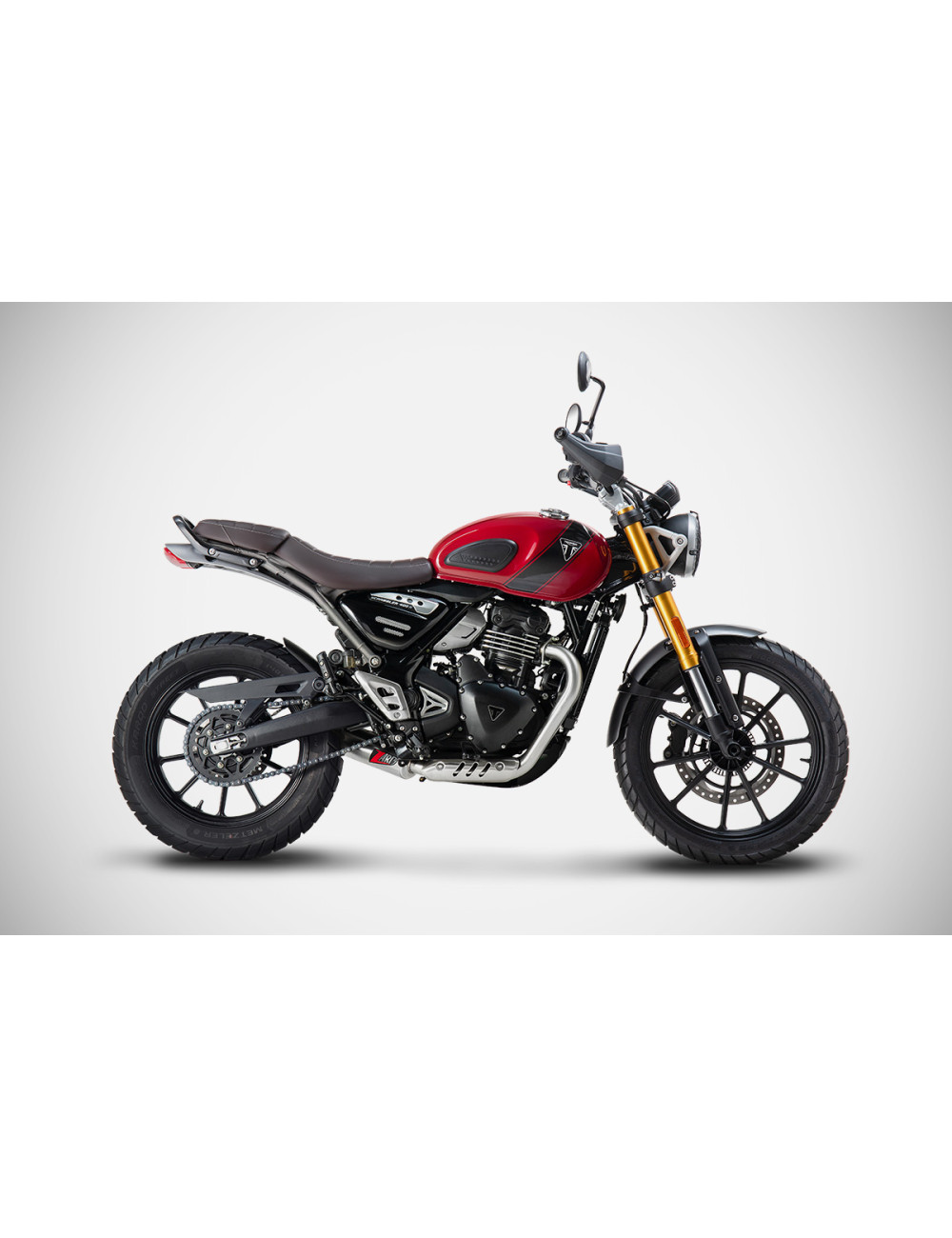 Scarico SCRAMBLER 400 X 2024 Full Kit ZARD in Acciaio