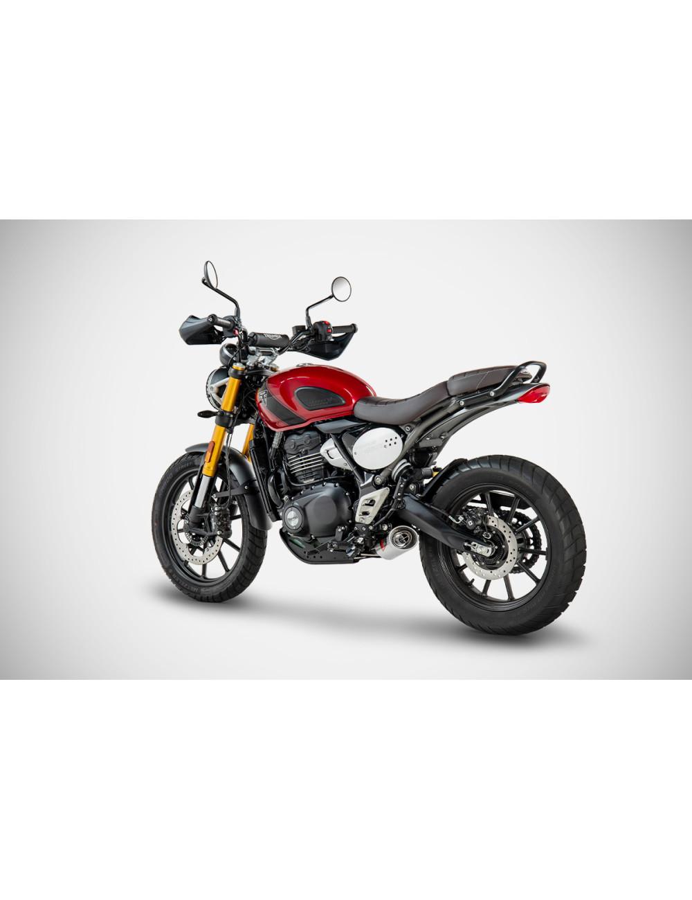 SCRAMBLER 400 X 2024 Full Kit Exhaust in Stainless Steel