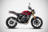 Exhaust Triumph Scrambler 400 X - 2024 slip on Steel silencer ZARD
