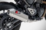 Exhaust Triumph Scrambler 400 X - 2024 slip on Steel silencer ZARD