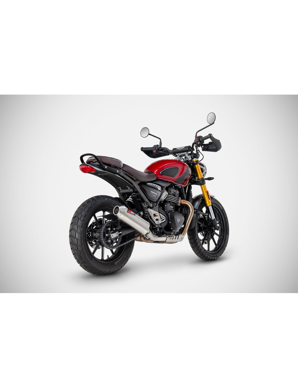 Scarico Triumph Scrambler 400 X - 2024 slip on Silenziatore Acciaio ZARD