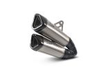 Indian FTR 1200 18-20 exhaust Slip-On Racing in Titanium