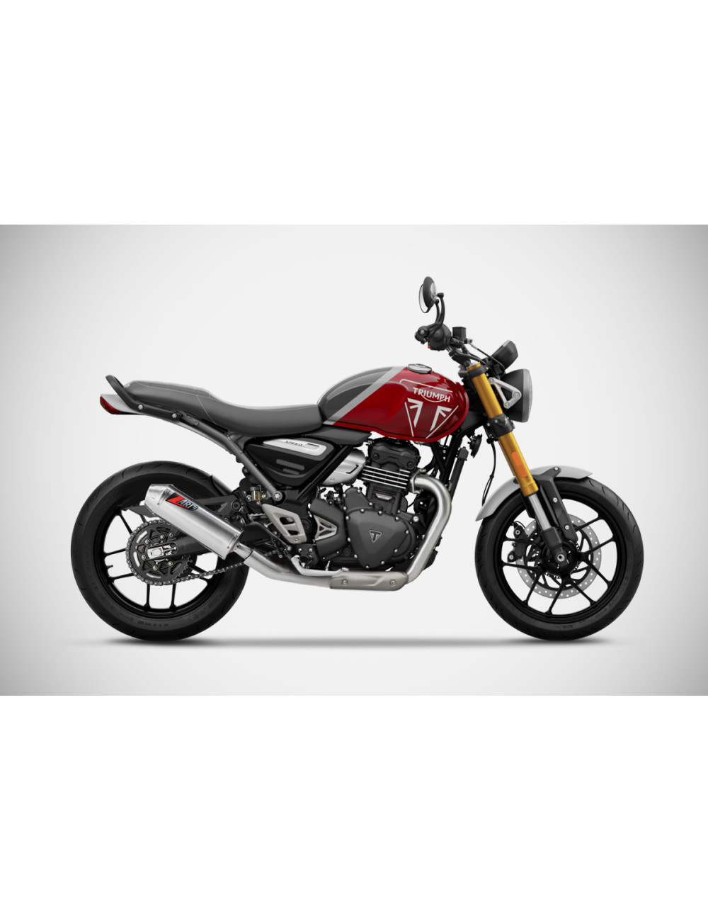 Scarico Triumph Speed 400 Slip-On 2024 ZARD in Acciaio Inox