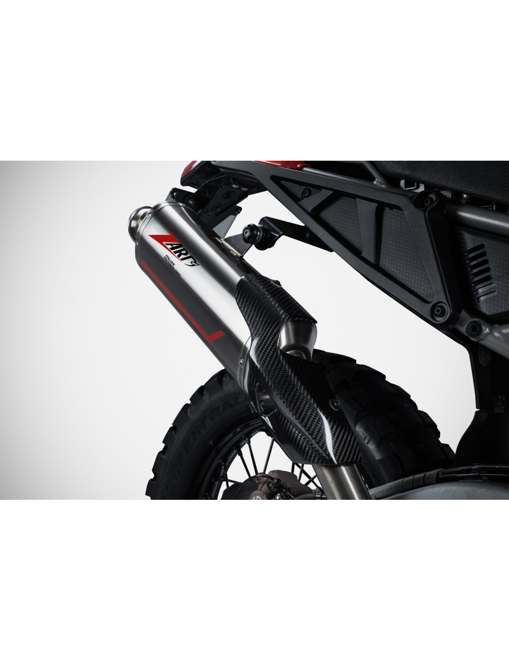 Scarico Aprilia TUAREG 660 22-23 SLIP-ON SABBIA  Acciaio Inox