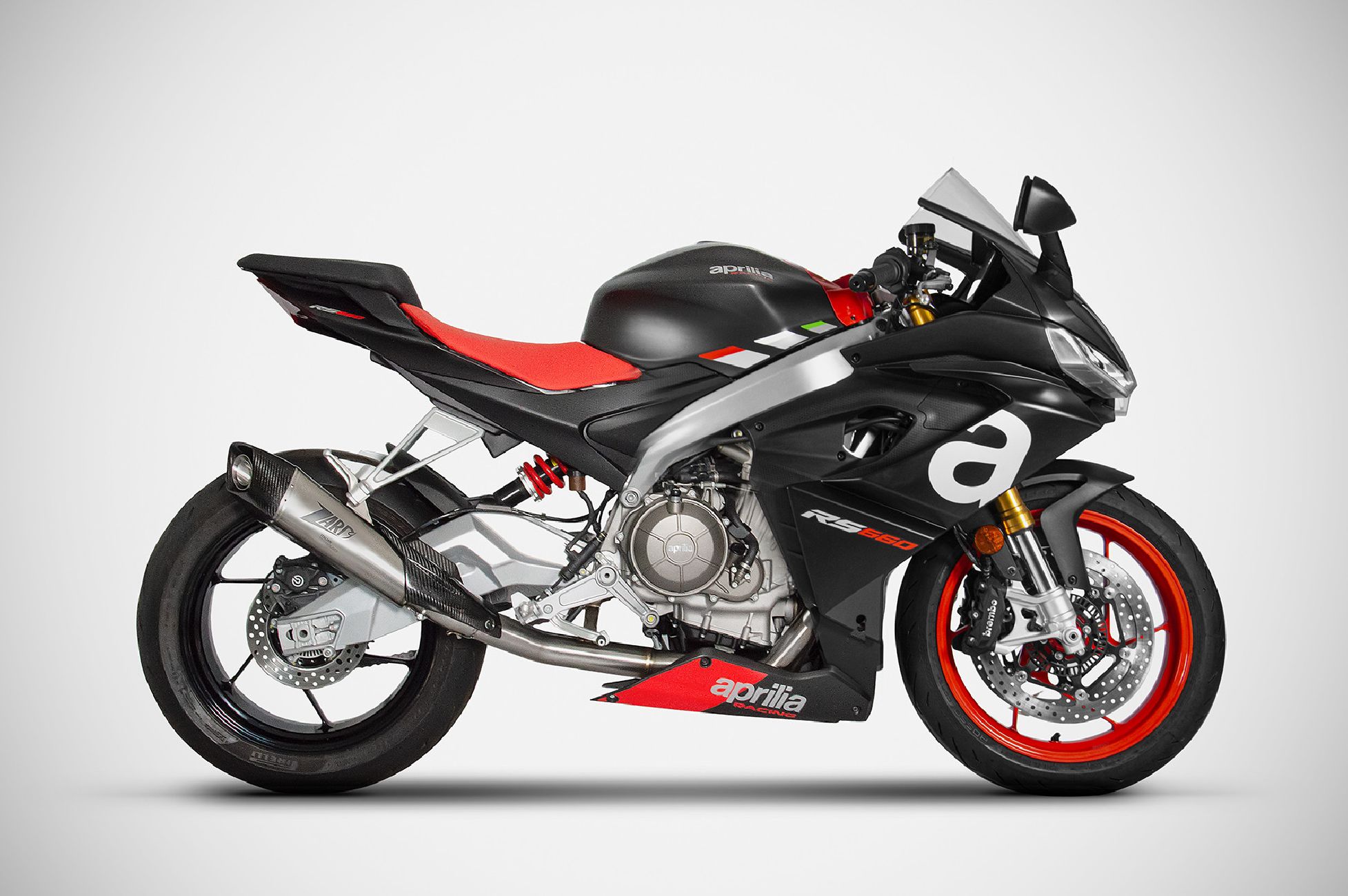 Scarico Aprilia RS TUONO 660 - ZARD Acciaio Inox e Titanio