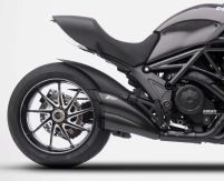 Scarico DIAVEL 11-18 SLIP-ON ZARD in Acciaio Inox Titanio