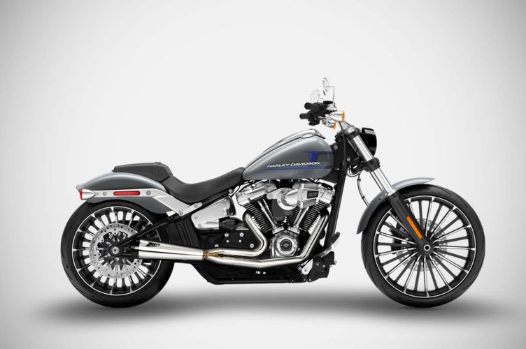 Scarico Breakout 117 Harley-Davidson 2017/2024 kit completo Zard