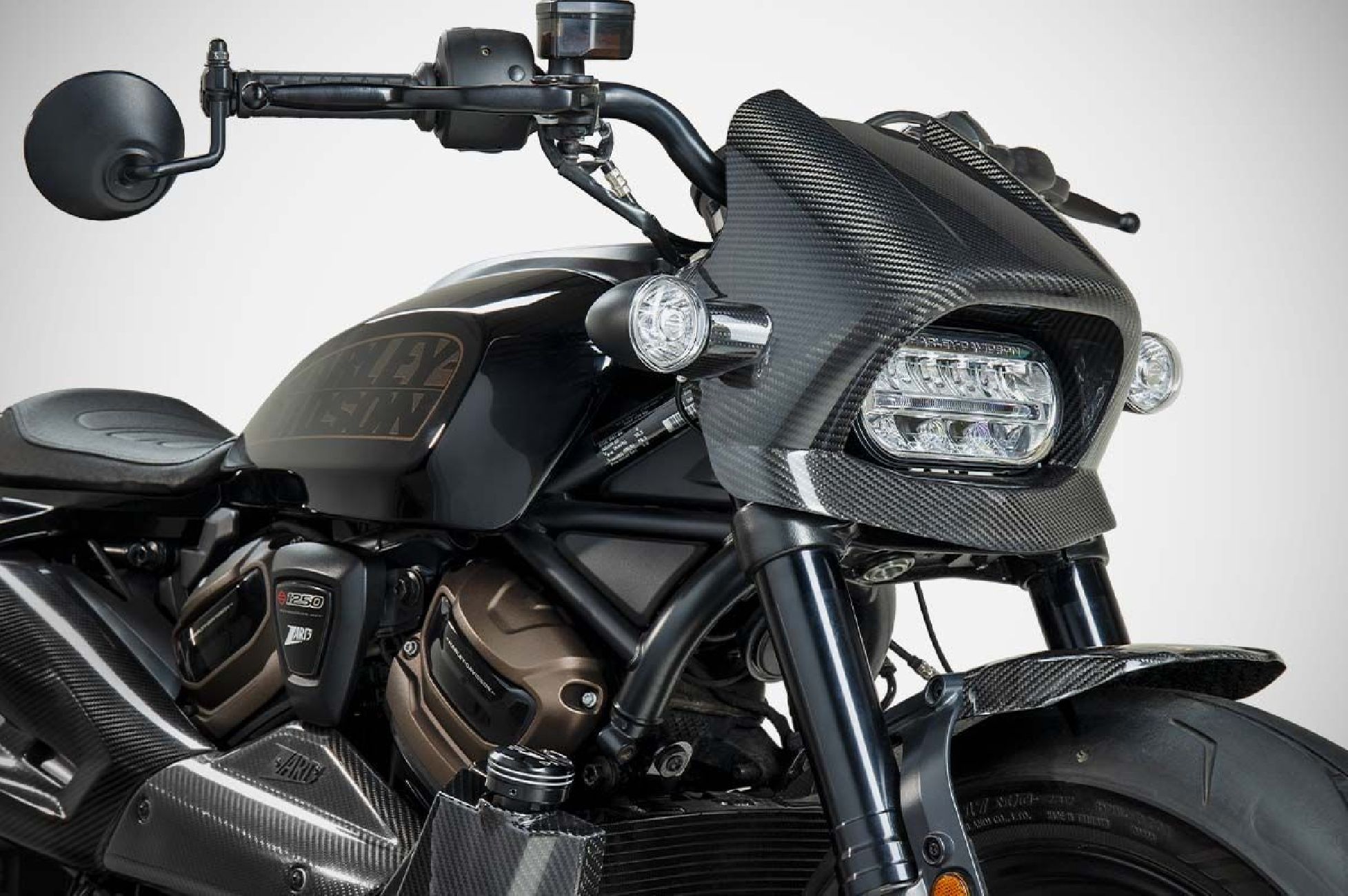 Harley-Davidson SPORTSTER S Accessorio Cupolino in carbonio