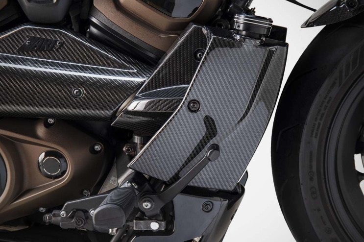 Harley Davidson SPORTSTER S COVER RADIATORI + PANNELLO LATERALE (21-26)