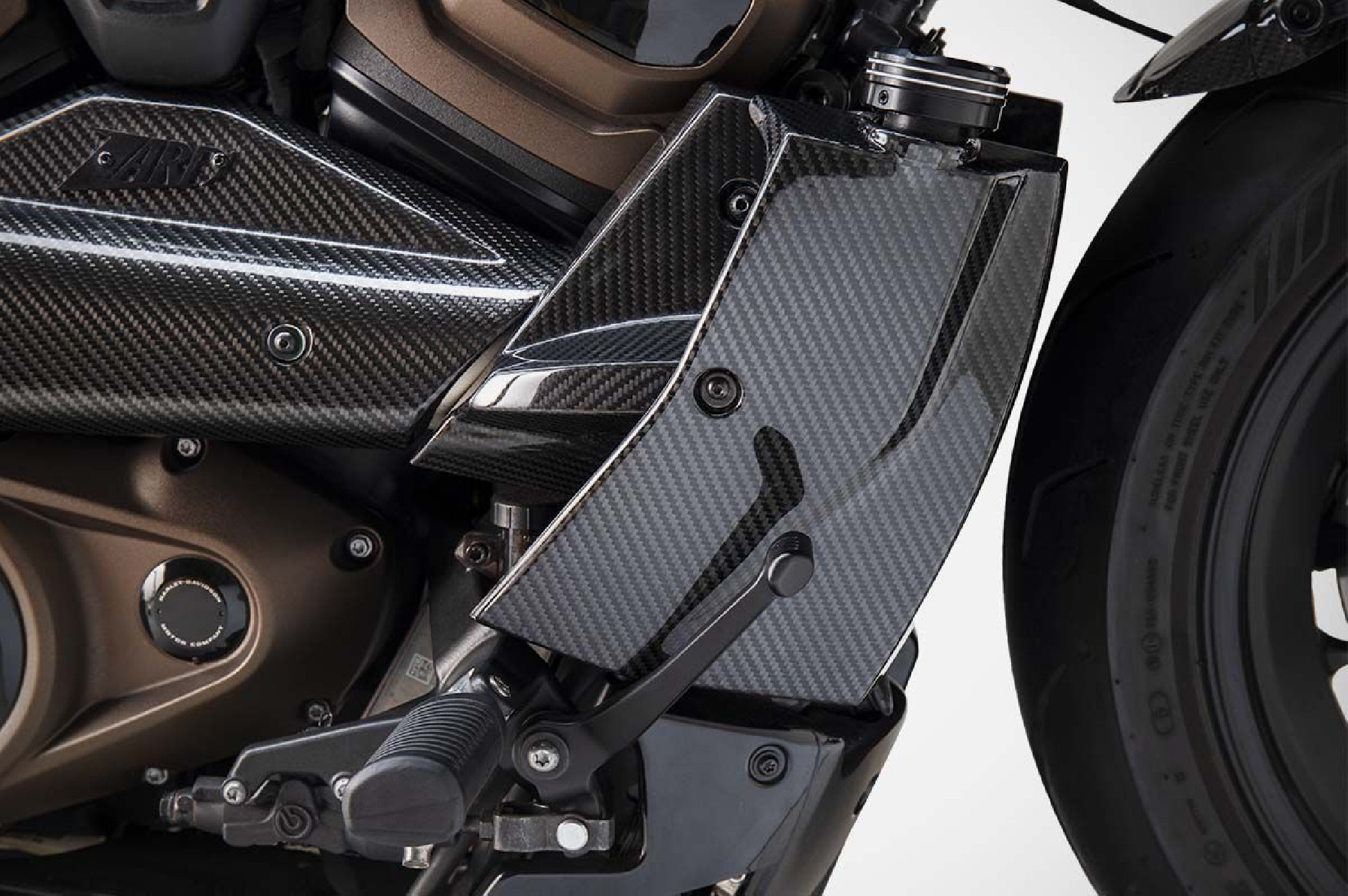 Harley Davidson SPORTSTER S COVER RADIATORI + PANNELLO LATERALE (21-26)