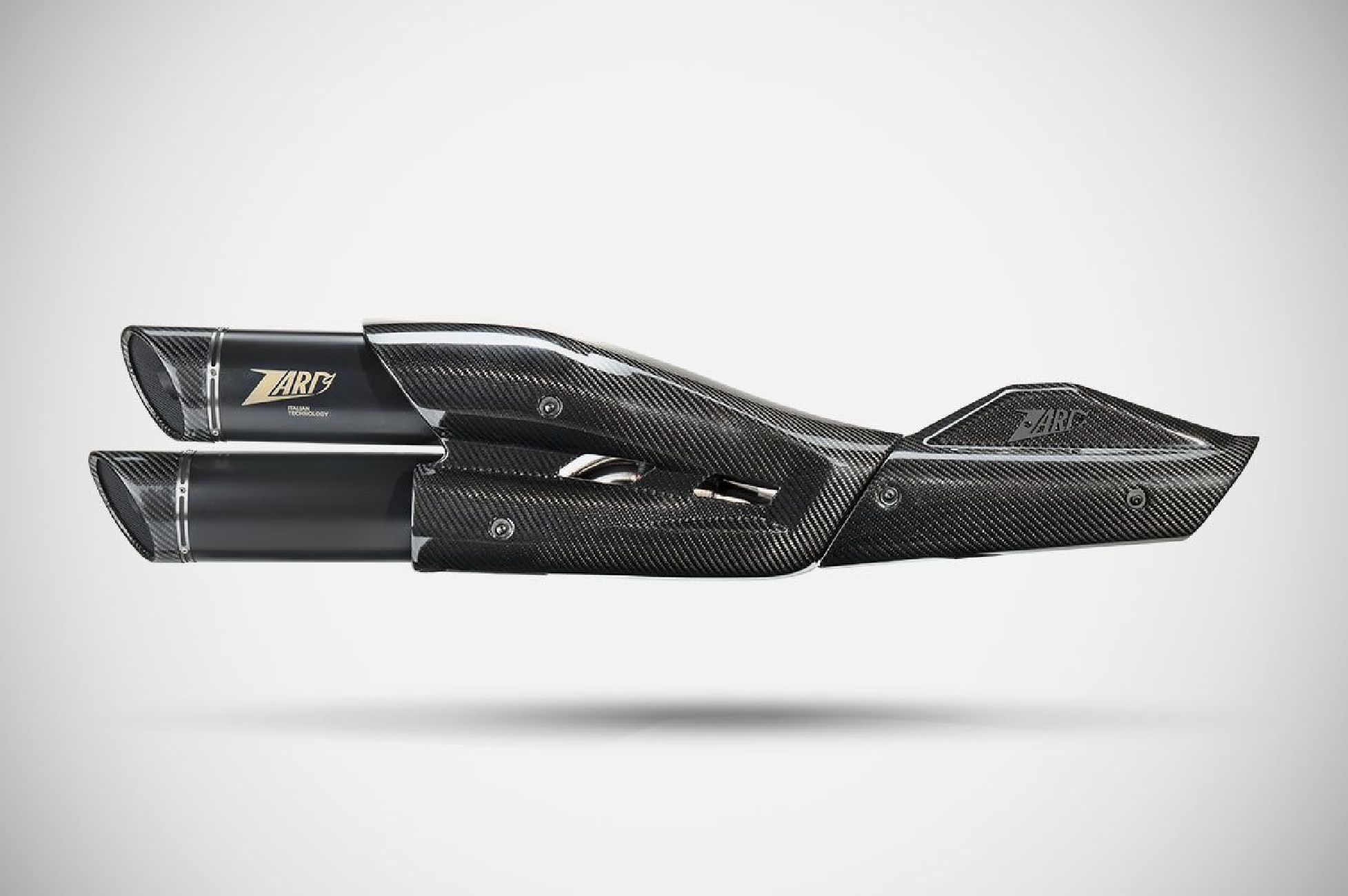 Sportster S with Zard Slip-On Exhaust – rear angle view