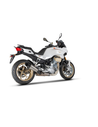 Moto Guzzi V100 Mandello 2023 Slip-On Titanium Racing Homologated Exhaust