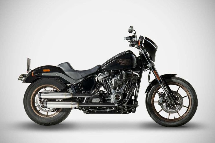 Harley-Davidson Low Rider S - 2017/2024 sistema di scarico silenziatori sovrapposti Zard