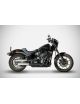 Harley-Davidson Low Rider S - 2017/2024 sistema di scarico silenziatori sovrapposti Zard