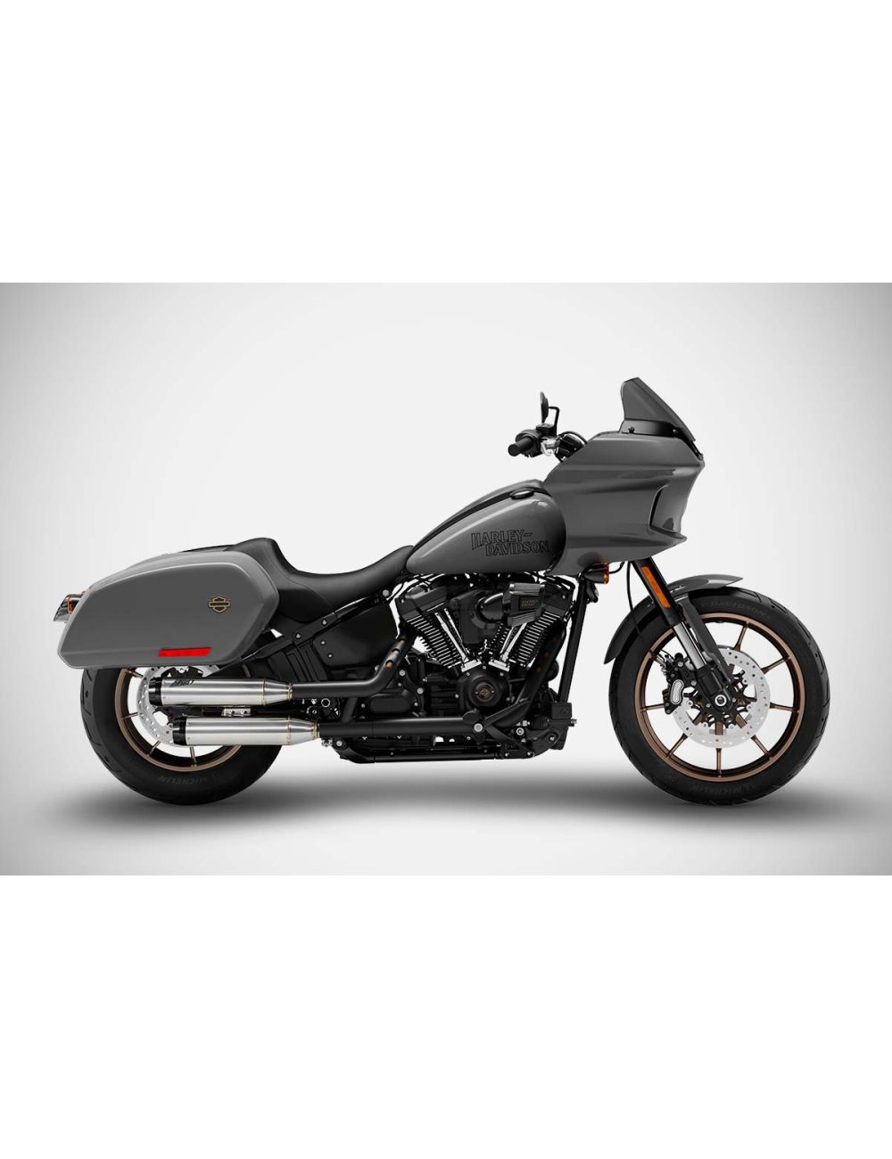 Harley-Davidson Low Rider ST - 2017/2024 sistema di scarico silenziatori sovrapposti Zard