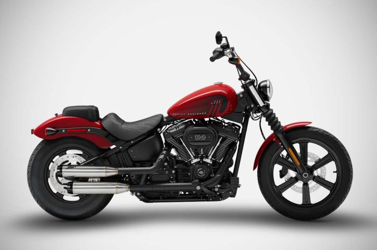 Harley-Davidson Street Bob 114 - 2017/2024 slip-ons overlapped Zard