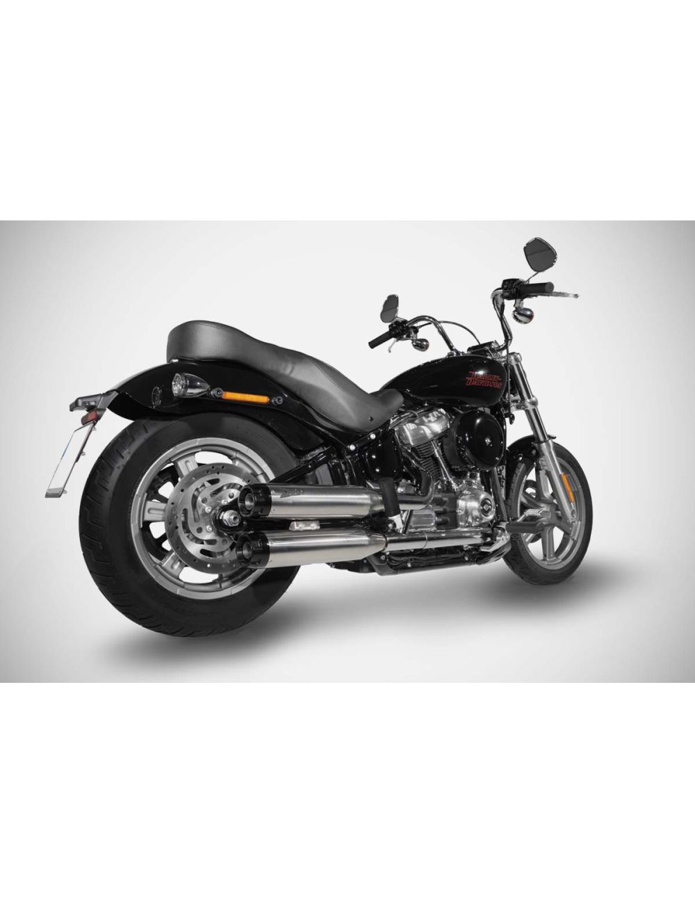 Harley-Davidson Softail Standard - 2017/2024 sistema di scarico silenziatori sovrapposti Zard