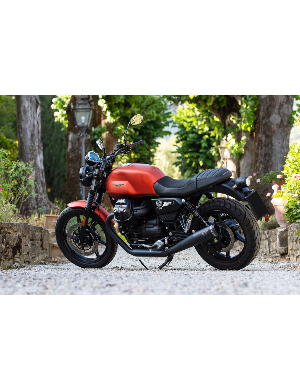 Moto Guzzi V7 850 21-23 Slip-On Silenziatori Inox Omologati