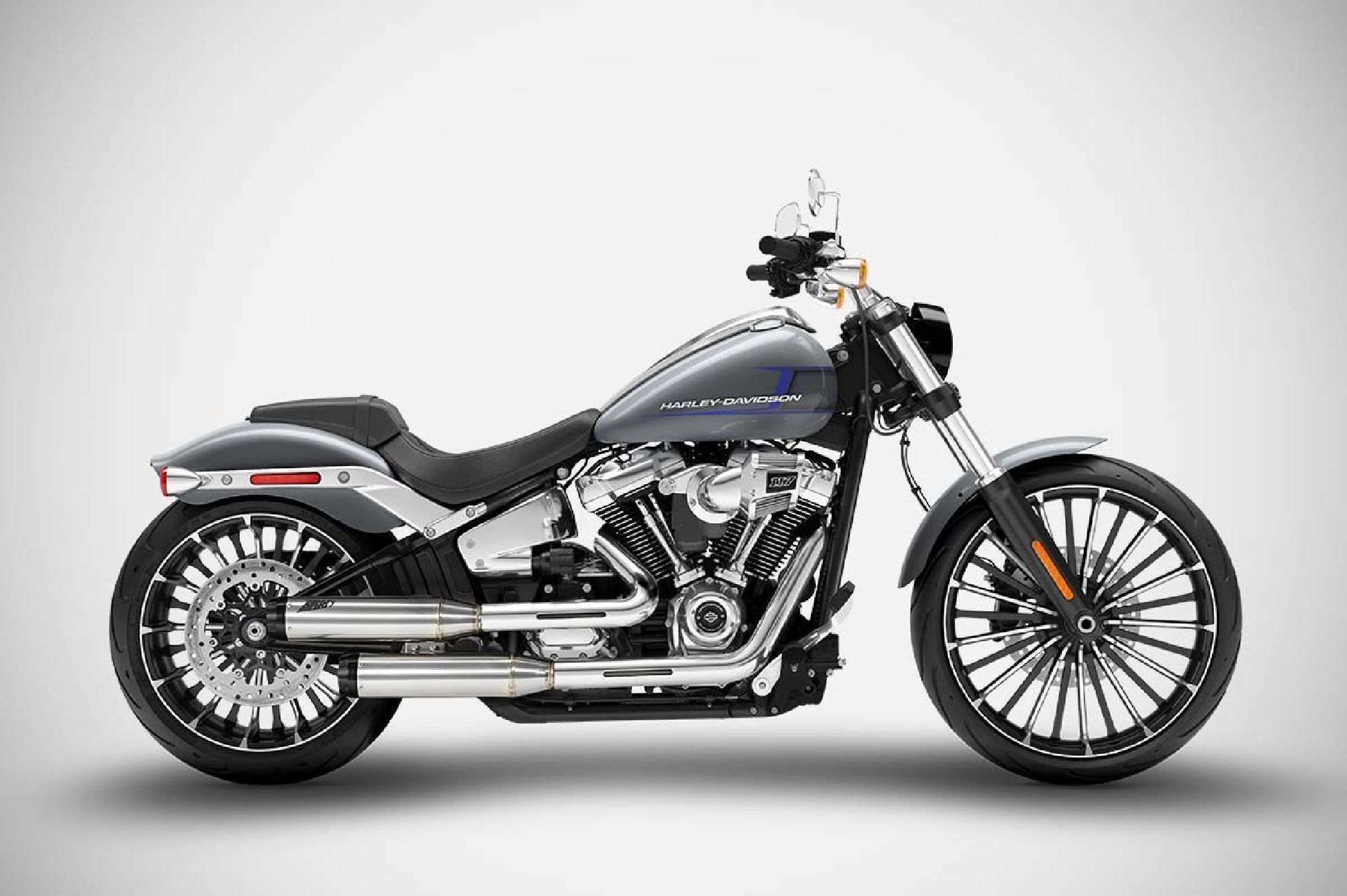 Harley-Davidson Breakout 117 - 2017/2024 sistema di scarico silenziatori sovrapposti Zard