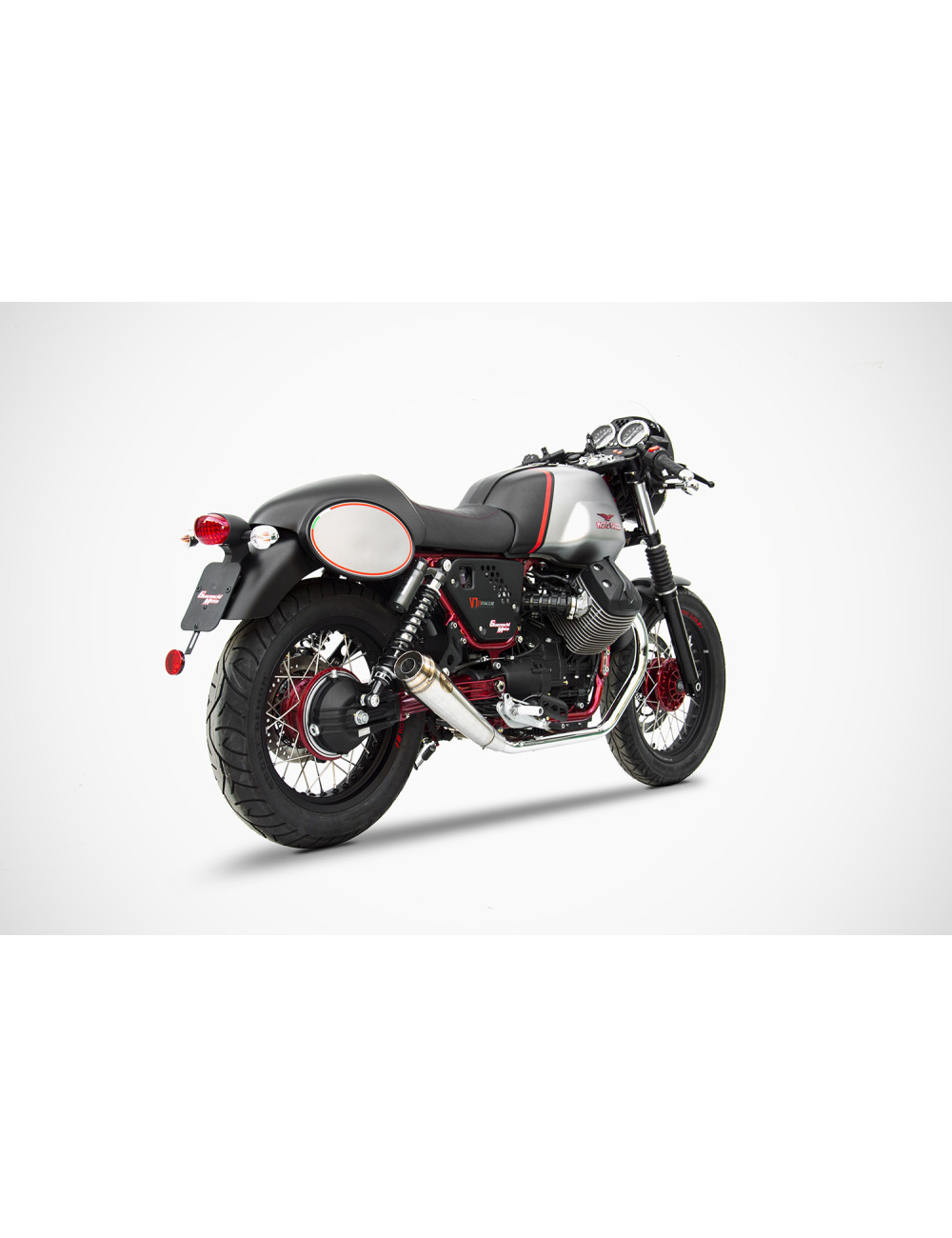 Moto Guzzi V7 II Racer 15-17 Slip-On Racer Silenziatori Racing