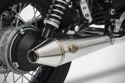 Moto Guzzi V7 Classic 08-12 Conical Slip-On Steel Racing Silencers