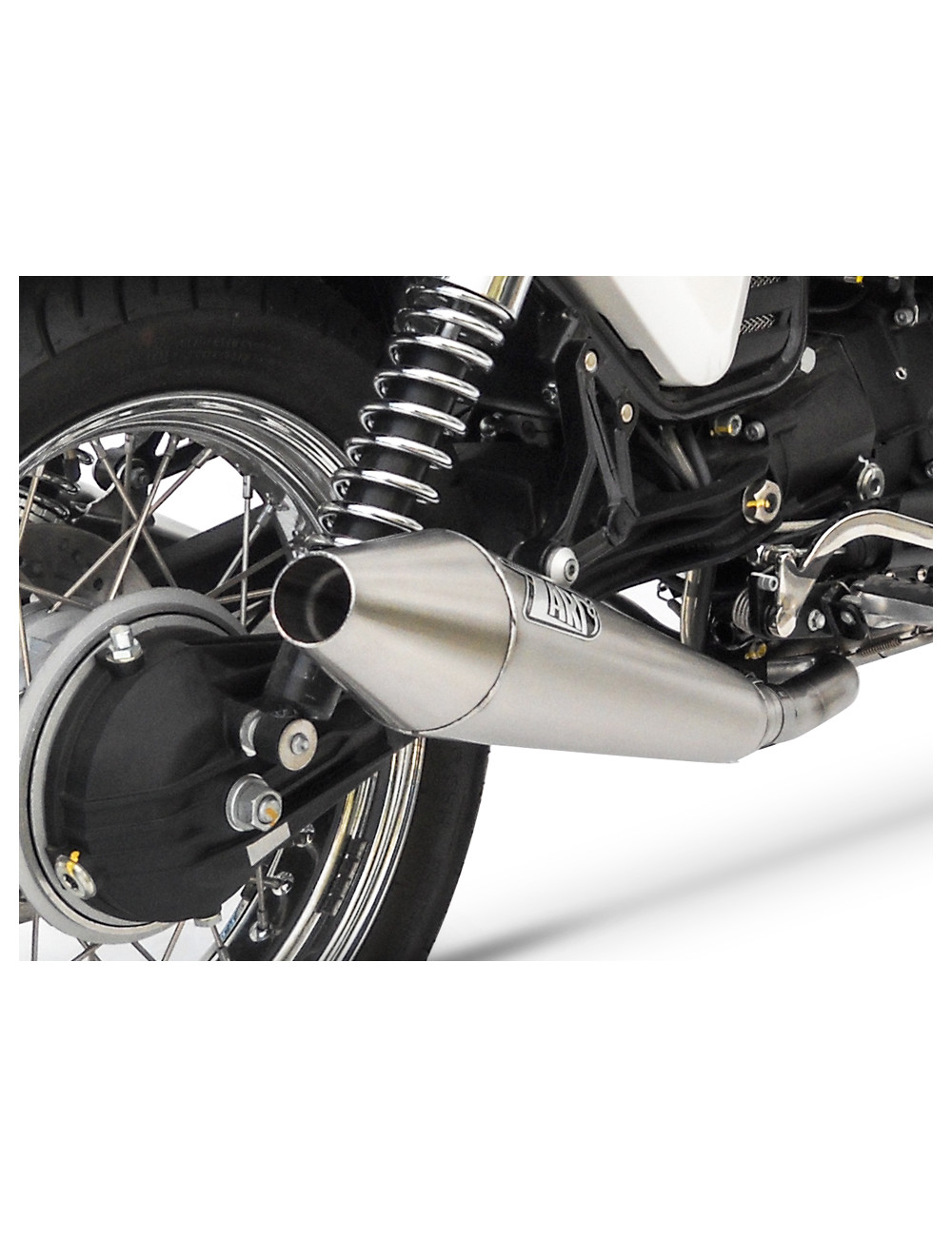 Moto Guzzi V7 Cafe Racer 09-12 Conical Slip-On Racing Silencers