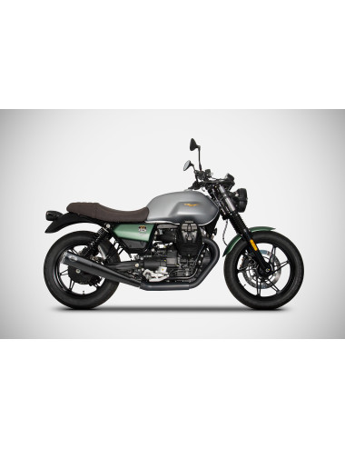 Moto Guzzi V7 850 21-23 Slip-On Approved and Racing Stainless Steel Silencers