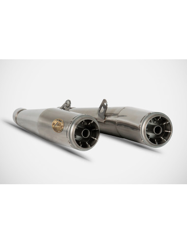 Moto Guzzi V7 850 21-23 Slip-On Approved Racing Stainless Steel Silencers