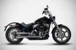 Scarico Softail Standard AVIO Slip-Ons (17-24) Silenziatori Inox Harley-Davidson Zard