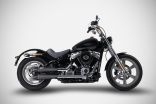 Scarico Softail Standard AVIO Slip-Ons (17-24) Silenziatori Inox Harley-Davidson Zard