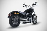 Scarico Softail Standard AVIO Slip-Ons (17-24) Silenziatori Inox Harley-Davidson Zard