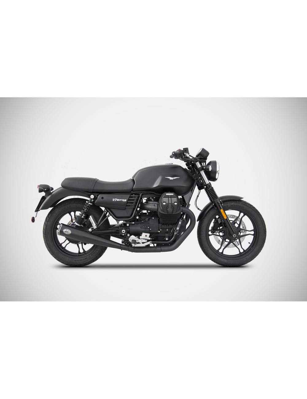 Moto Guzzi V7 III 17-19 Slip-On Zuma Silenziatori Inox Omologati o Racing