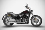 Harley-Davidson Softail Standard - 2017/2024 sistema di scarico silenziatori sovrapposti Zard