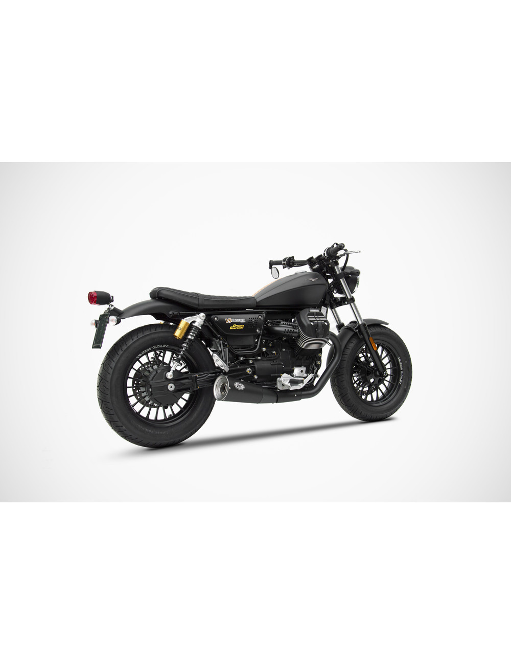 Moto Guzzi V9 Bobber/Roamer 16-19 Big Silenziatori Inox