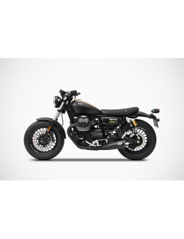 Moto Guzzi V9 Bobber/Roamer 16-19 Slip-On Big Silencers