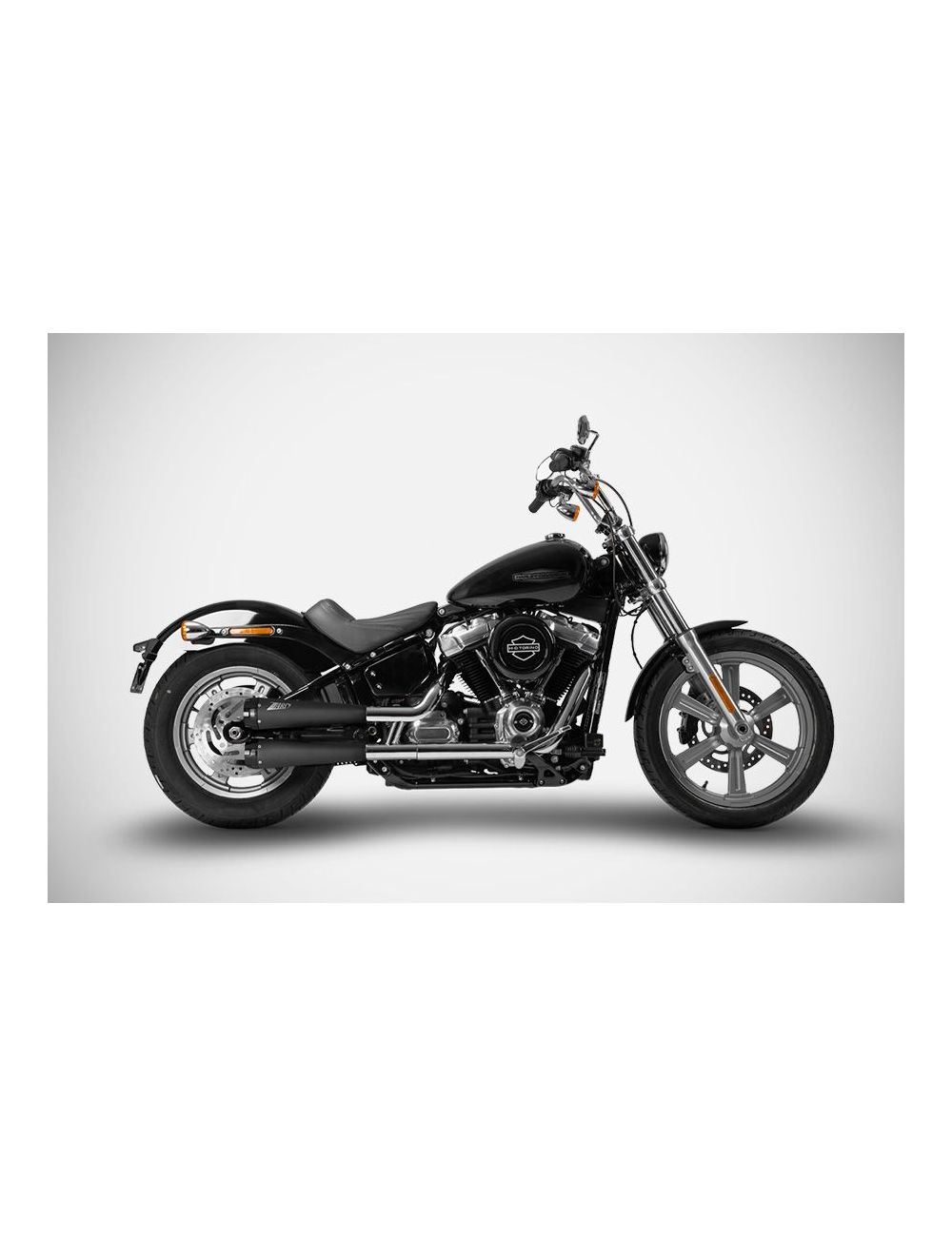 Scarico Softail Standard ALU Slip-Ons (17-24) Silenziatori Inox Harley-Davidson Zard