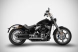 Scarico Softail Standard ALU Slip-Ons (17-24) Silenziatori Inox Harley-Davidson Zard